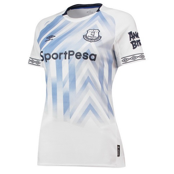 Camiseta Everton Tercera equipo Mujer 2018-19 Blanco